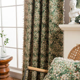 French Vintage Floral Tapestry Curtain