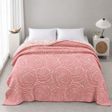 Lure Whisper Rose Cotton Blanket