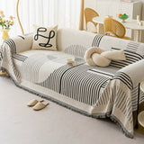 Luxurious Snowflake Chenille Sofa Cover