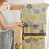 Maple Leaves Bamboo Luxe Cooling Blanket