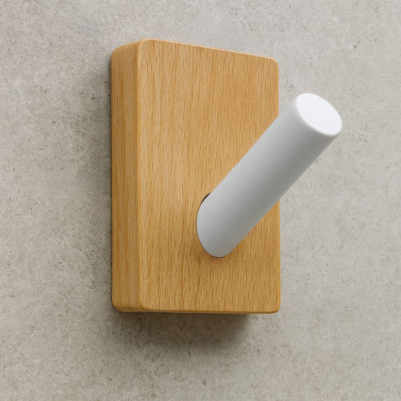 Natural Wood Hook Wall Organiser