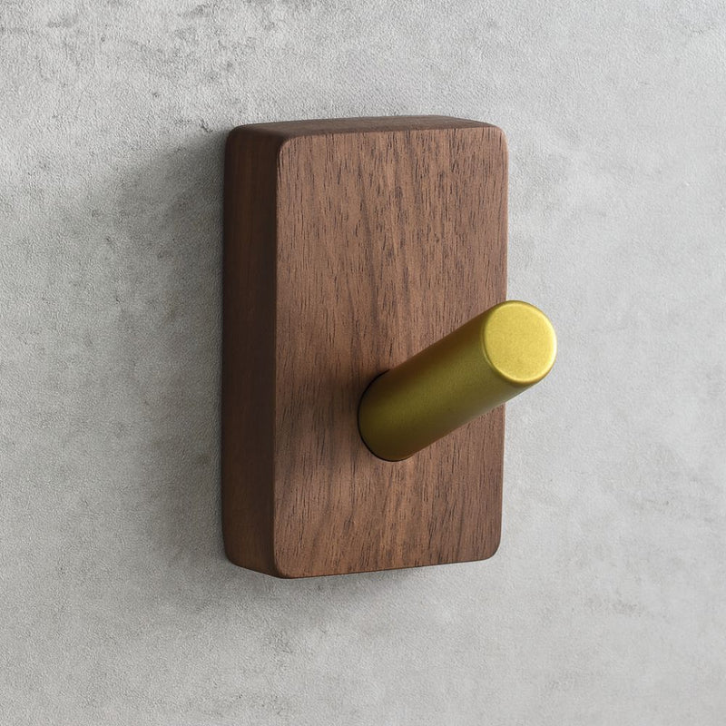 Natural Wood Hook Wall Organiser