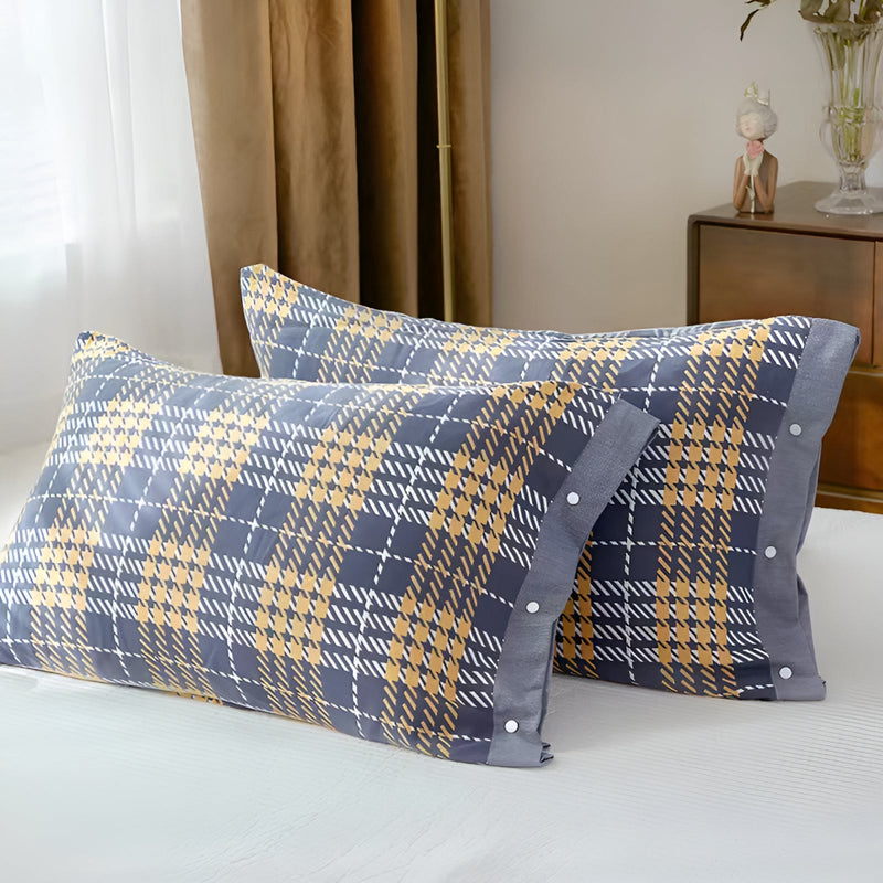 Pure Cotton Buttoned Pillowcase