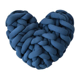 Plush Knotted Heart Shape Cushions