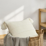 Nordic Knitted Tassel Cushion