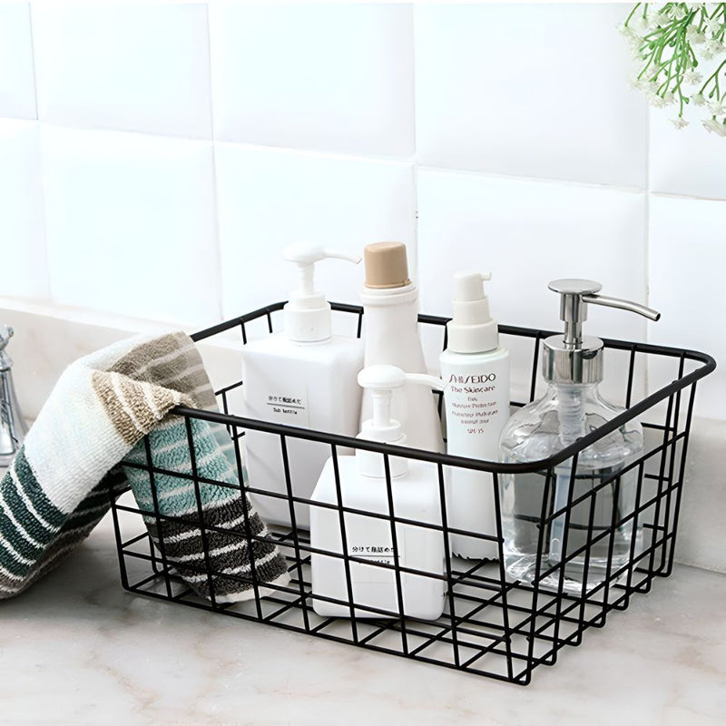 Sleek Wire Organiser Storage Basket