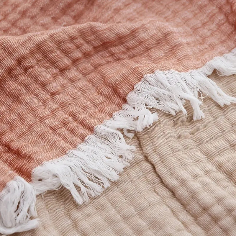 Soft Muslin Breathable Cotton Gauze Blanket