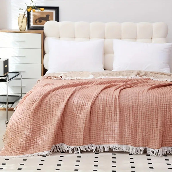 Soft Muslin Breathable Cotton Gauze Blanket