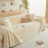 Rabbit Faux Fur Blanket Soft Sofa Cover
