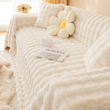 Rabbit Faux Fur Blanket Soft Sofa Cover