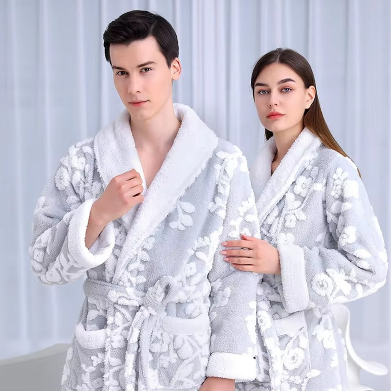 Solane Luxe Jacquard Bathrobe