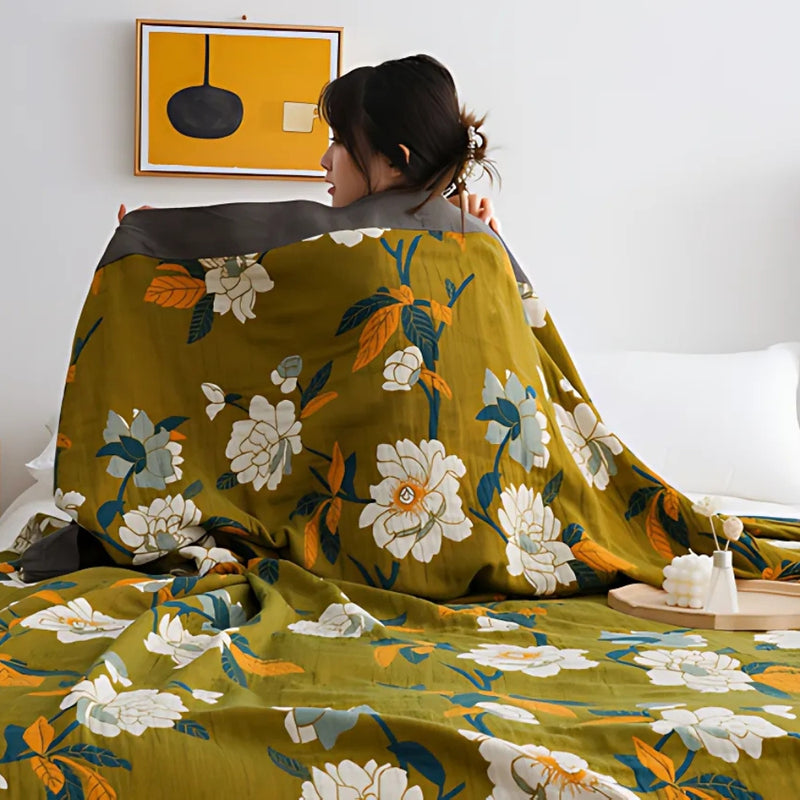 Vintage Bloom Comfort Couch Cover