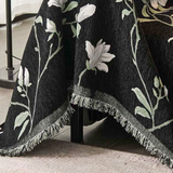 Vintage Floral Chenille Couch Cover