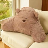 Teddy Shape Waist Backrest Cushion