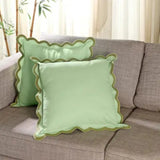Wave Edge Cotton Cushion Cover