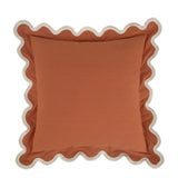 Wave Edge Cotton Cushion Cover