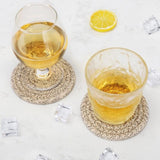 Woven Whirl Coaster Set | 8Pcs Set