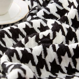 Classic Houndstooth Pattern Blanket