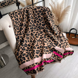 Savanna Style Wool Blend Shawl Scarf