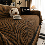 Chevron Herringbone Tassel Couch Cover
