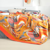 Toucan Bird Cotton Throw