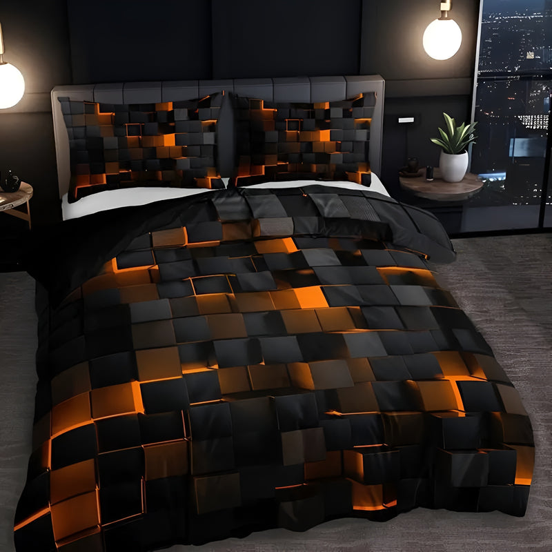 GEOMATRIX | 3pcs Duvet Cover Set