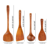 Wooden Kitchen Utensil Set | 4-piece